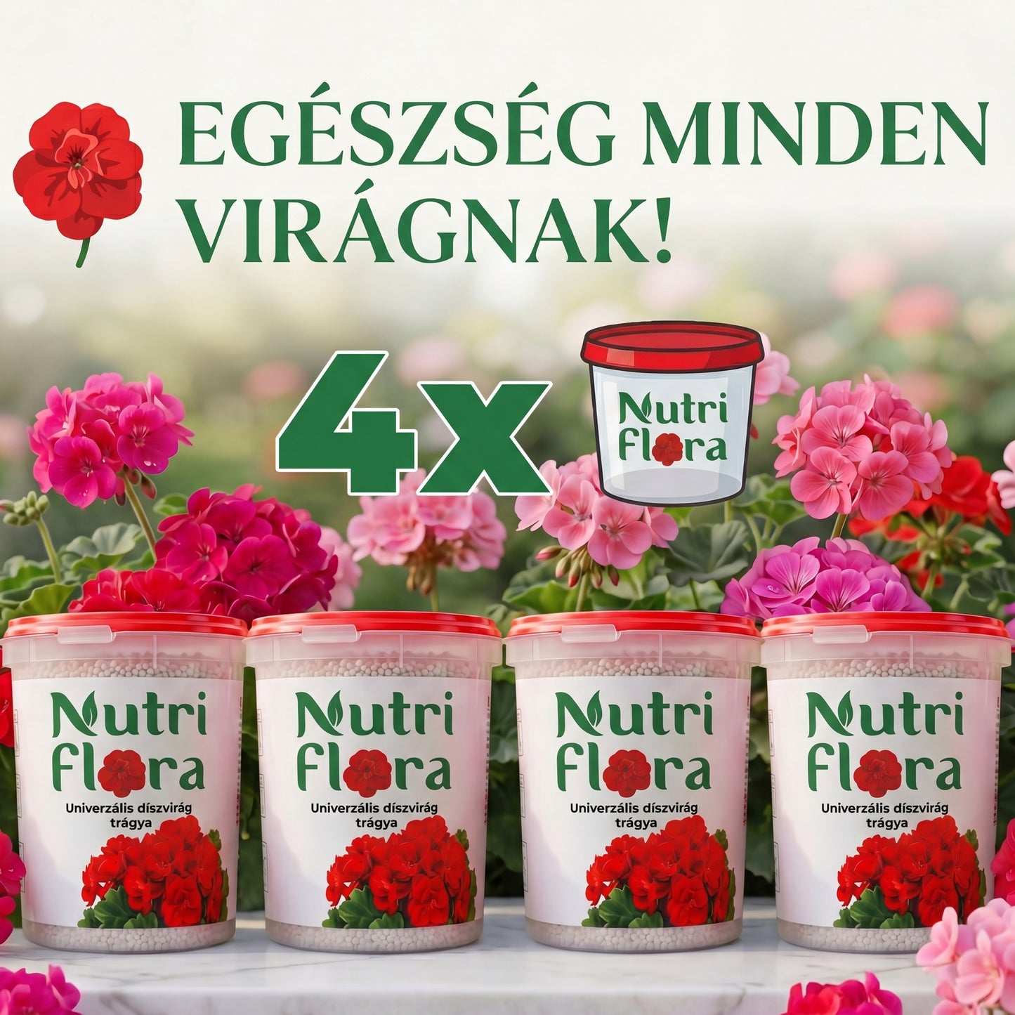 4x Nutri Flora 500g